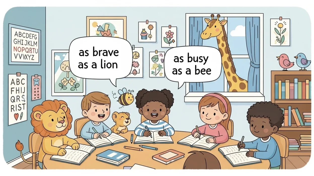 List of Similes for Kids