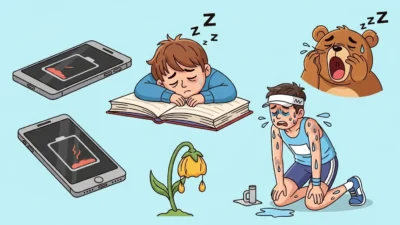 Similes for Being Tired