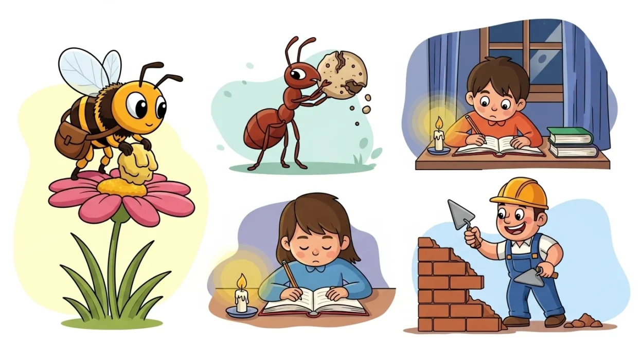 Similes for Hard Working