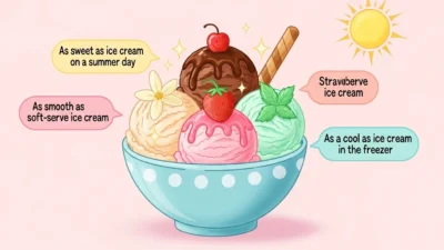 Similes for Ice Cream