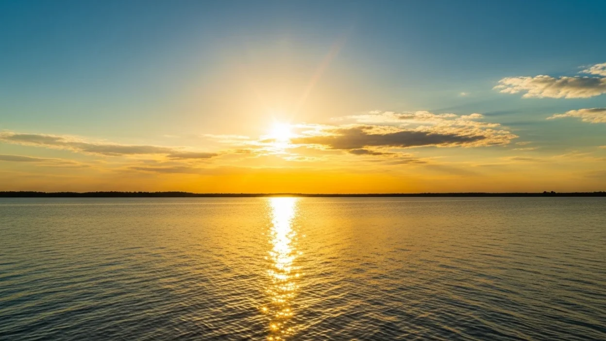 Similes for the Sun Shining