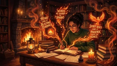Similes for Fire