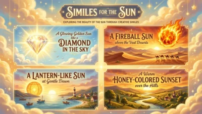 Similes for the Sun