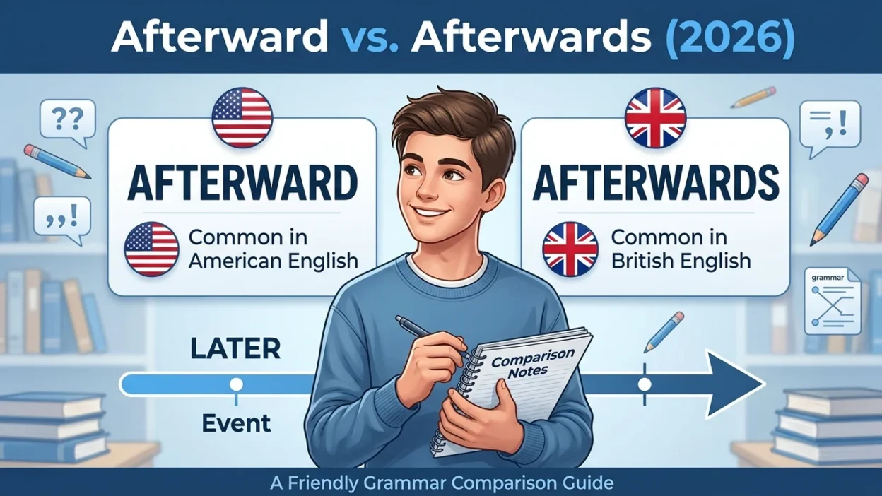 Afterward vs Afterwards