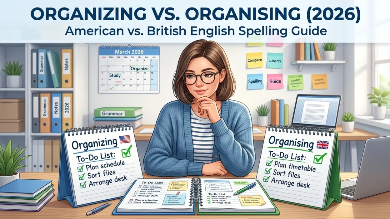 Organizing vs Organising
