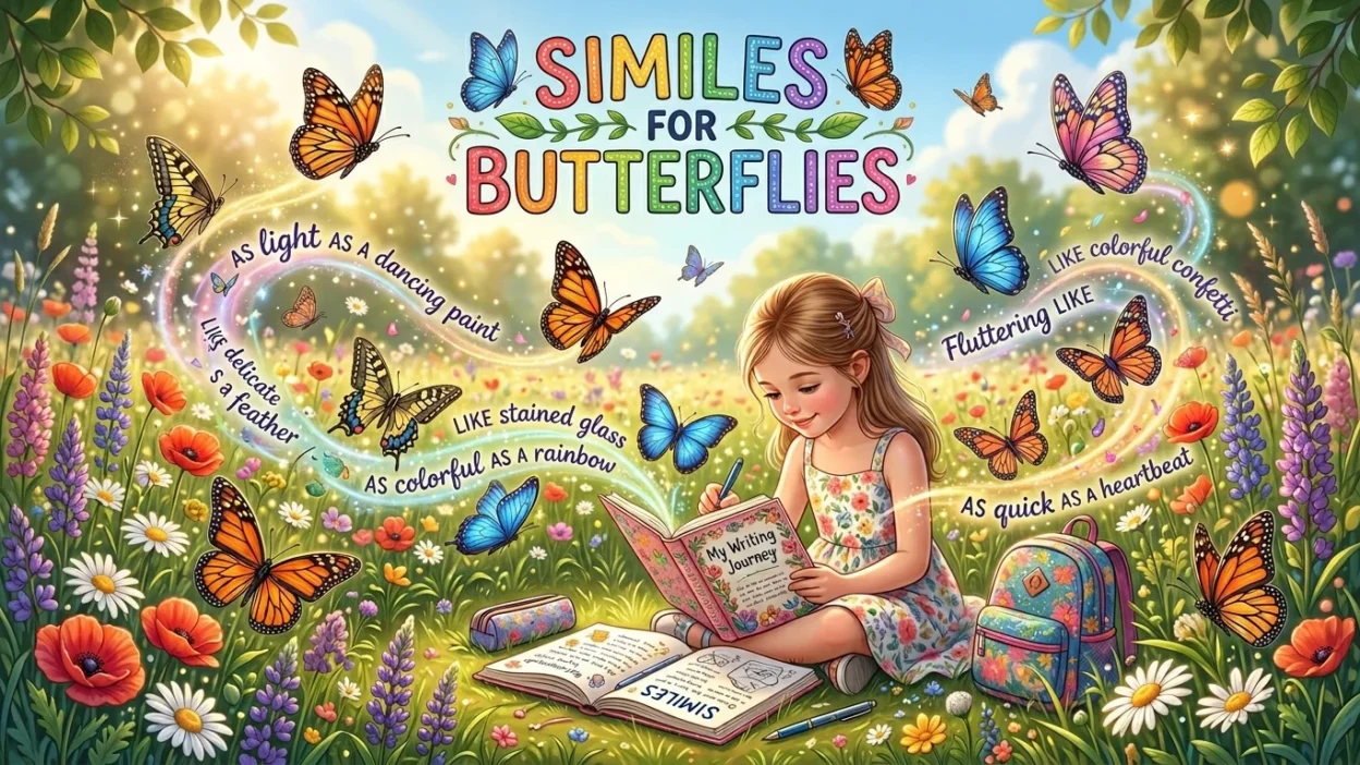 Similes for Butterflies