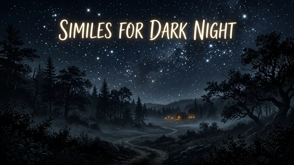 Similes for Dark Night