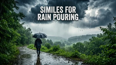 Similes for Rain Pouring