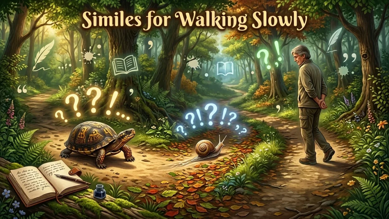 Similes for Walking Slowly