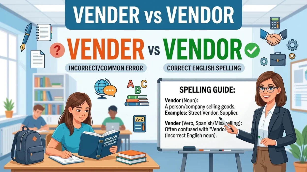 Vender vs Vendor